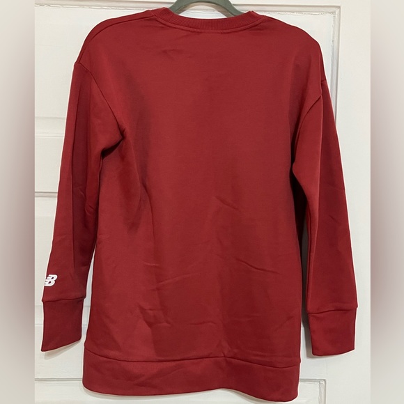 Burgundy New Balance pullover. Size small. Excellent used condition - Picture 2 of 8